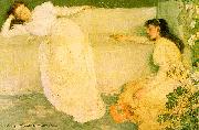 James Abbott McNeil Whistler Symphony in White 3 oil painting reproduction